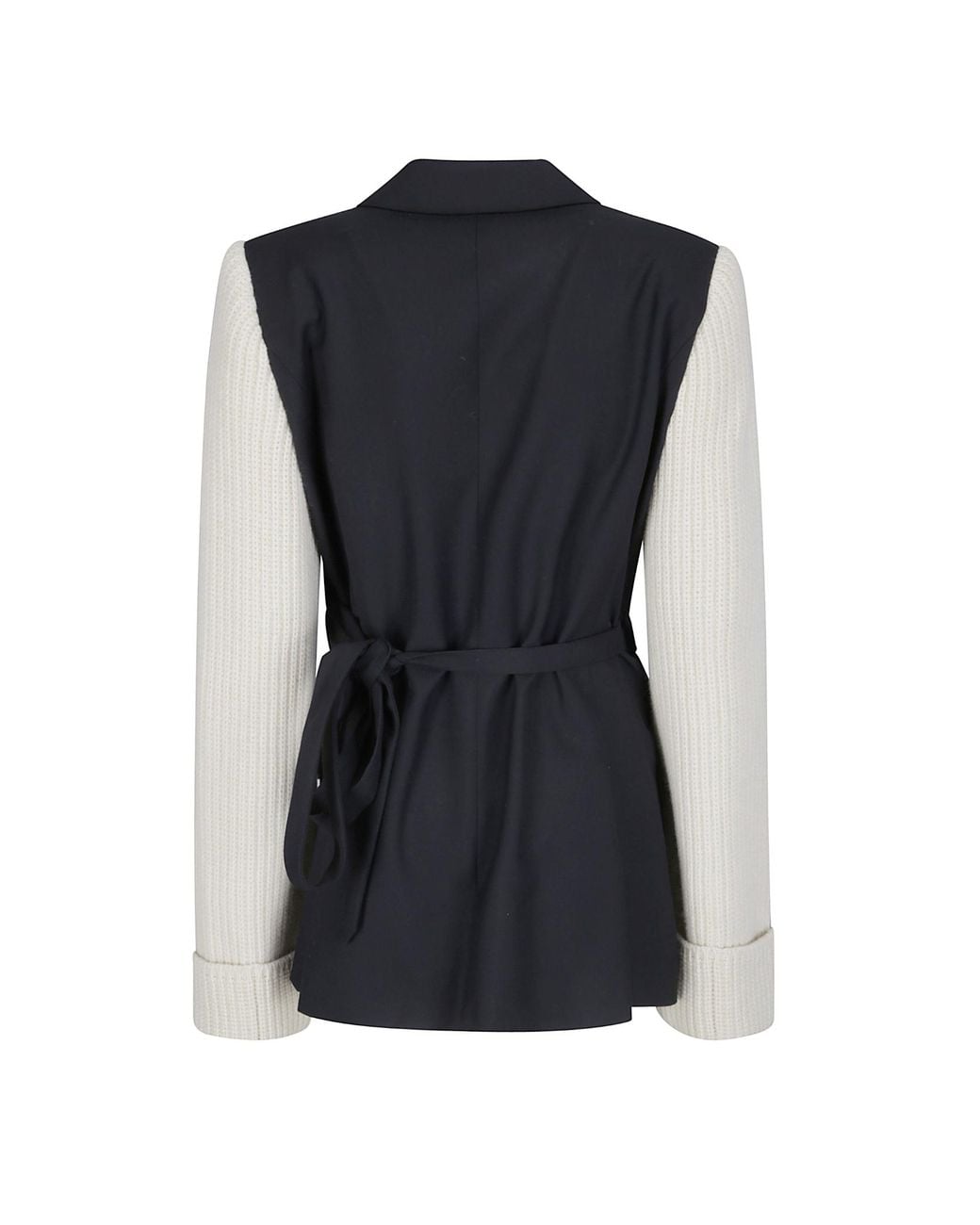 Dries Van Noten Black Beline Wrap Jacket