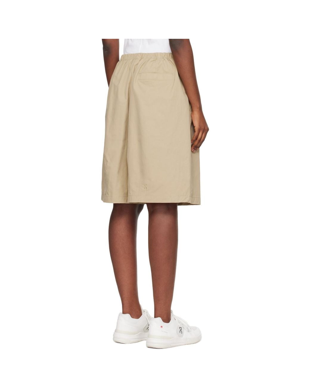 On Shoes Natural Bermuda Shorts