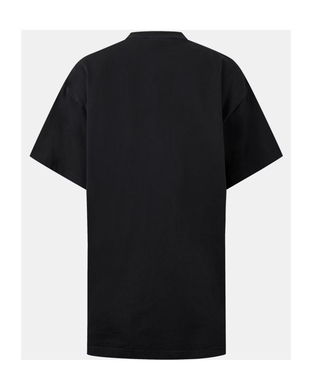 Balenciaga Black Logo Short-Sleeved T-Shirt for men