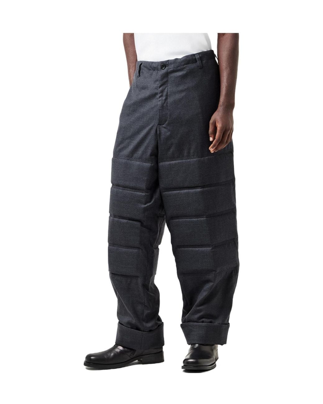 Yohji Yamamoto Gray Simple And Casual Pants for men