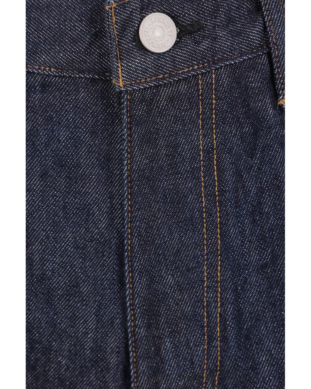 Auralee Blue オーラリー レギュラーフィット ジーンズ for men