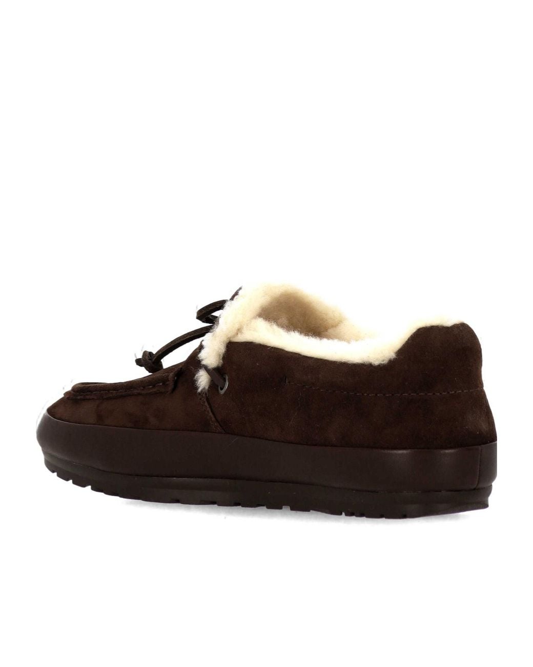 Ugg Brown Slip-On Flat Shoes