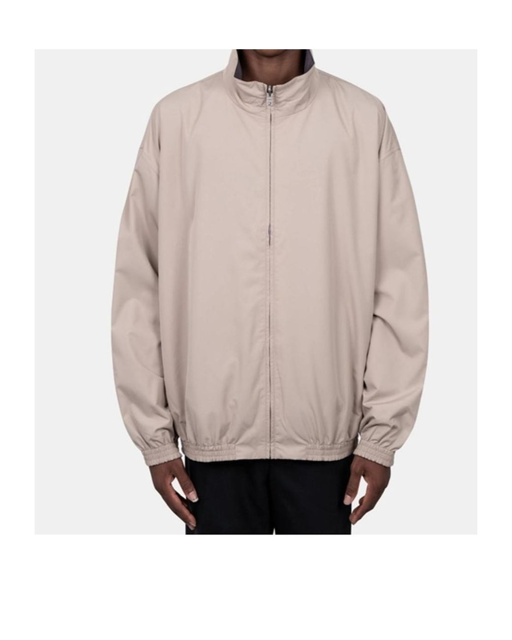 Acne Natural High Neck Zip-Up Jacket for men
