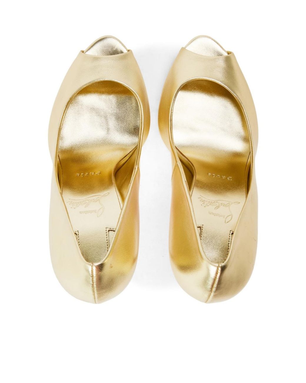 Christian Louboutin Natural Chr Lady Z Stiletto Court Shoes