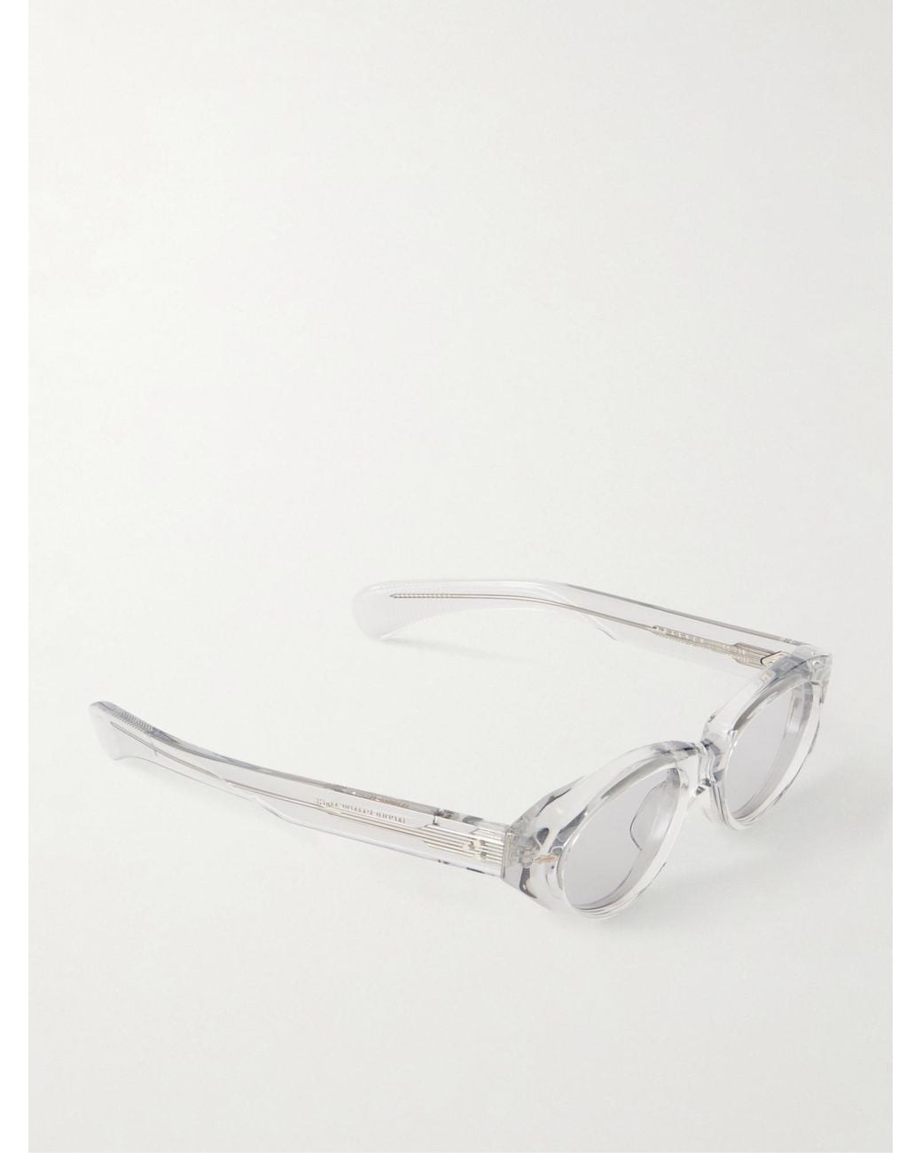Jacques Marie Mage White Cat-Eye Optical Glasses