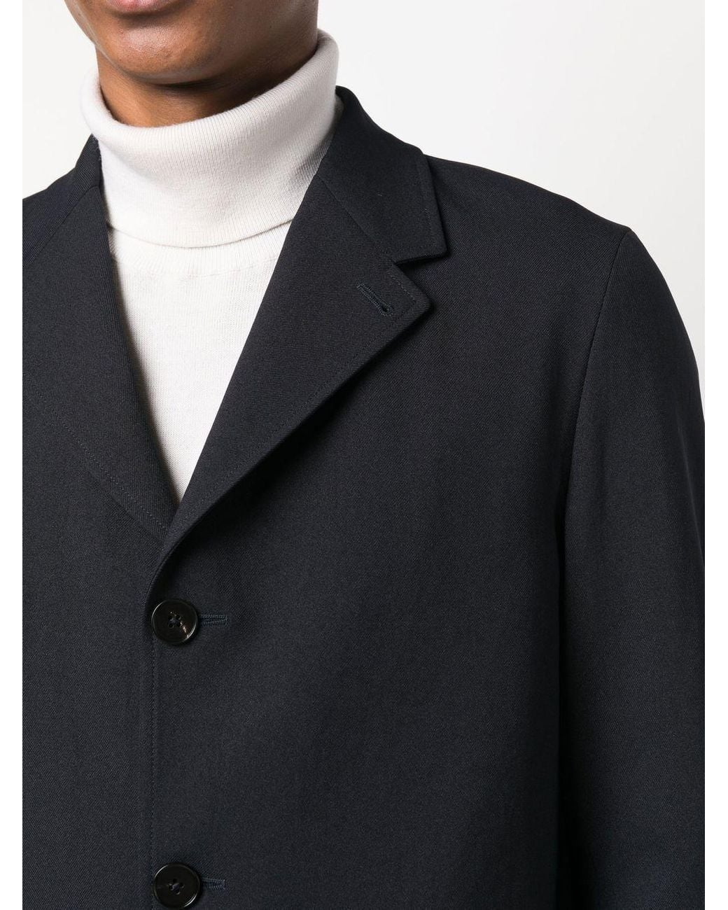 Jil Sander Blue Button-Fastening Single-Breasted Blazer for men
