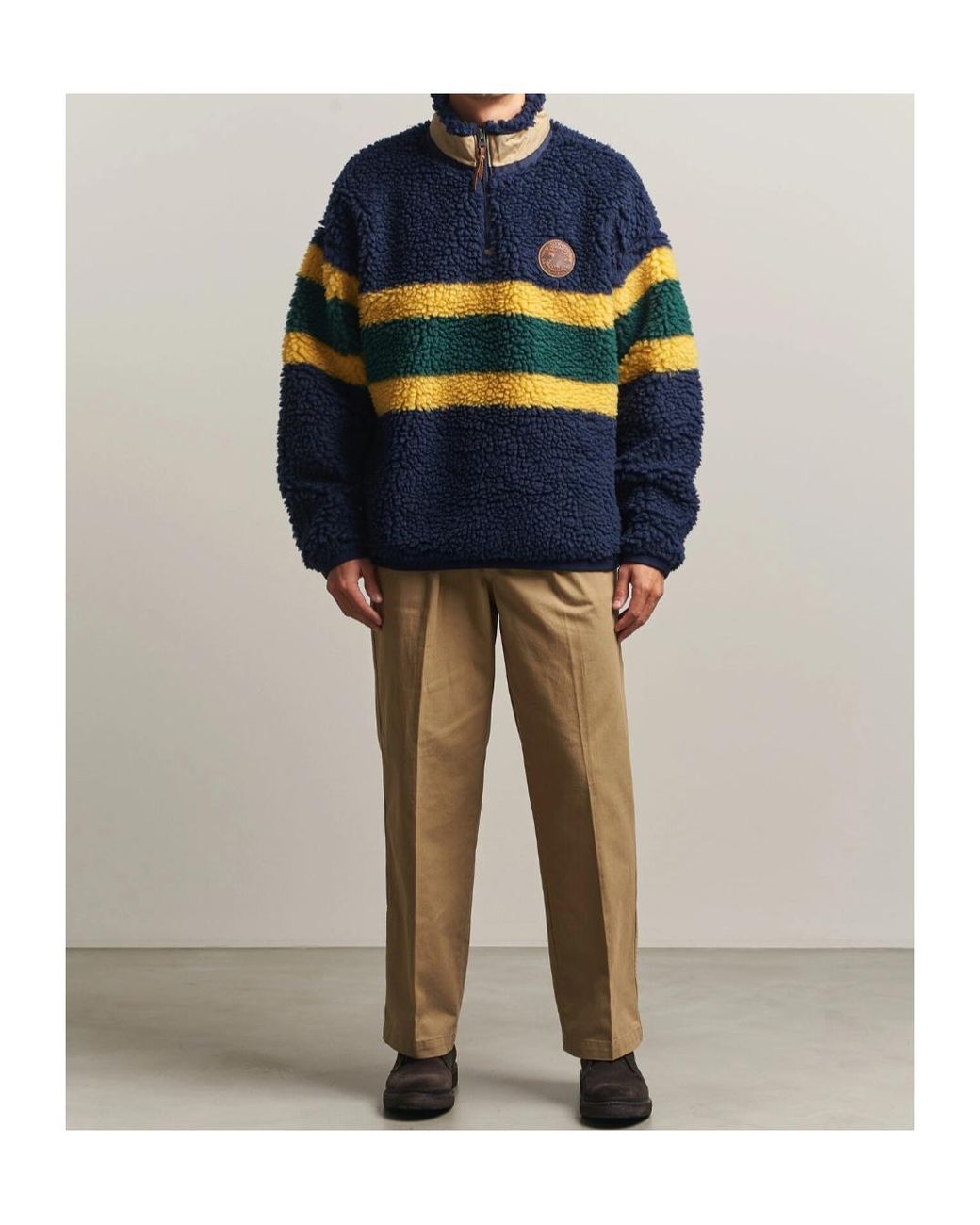 Polo Ralph Lauren Blue Teddy Fleece Pullover for men