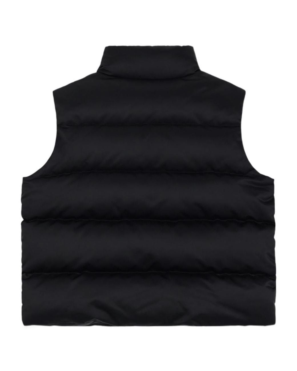 we11done Black Upright Neck Down Vest