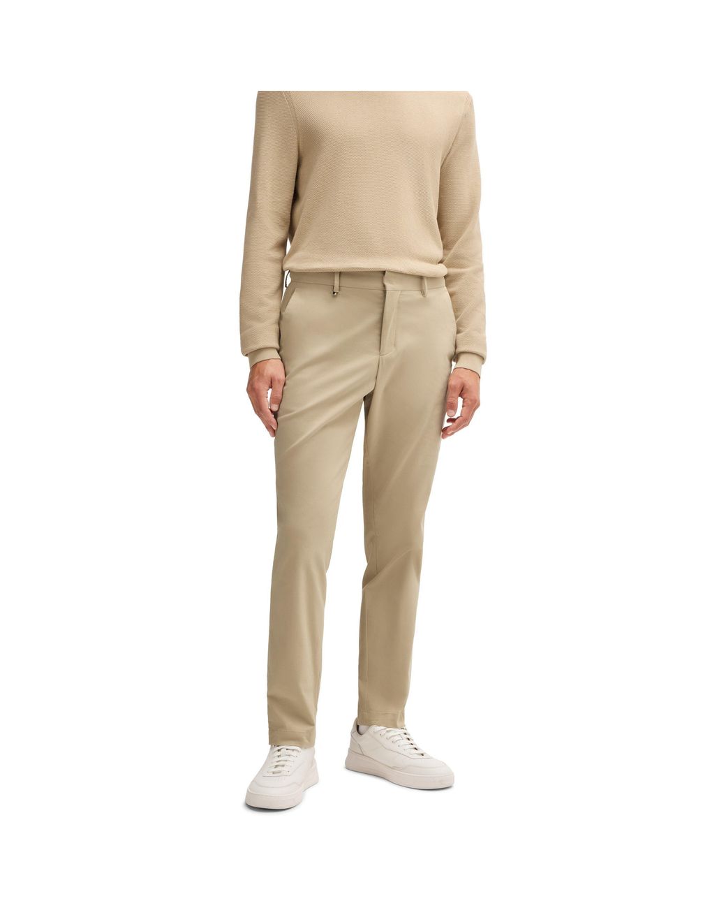 Boss Natural Minimalist And Versatile Trousers for men