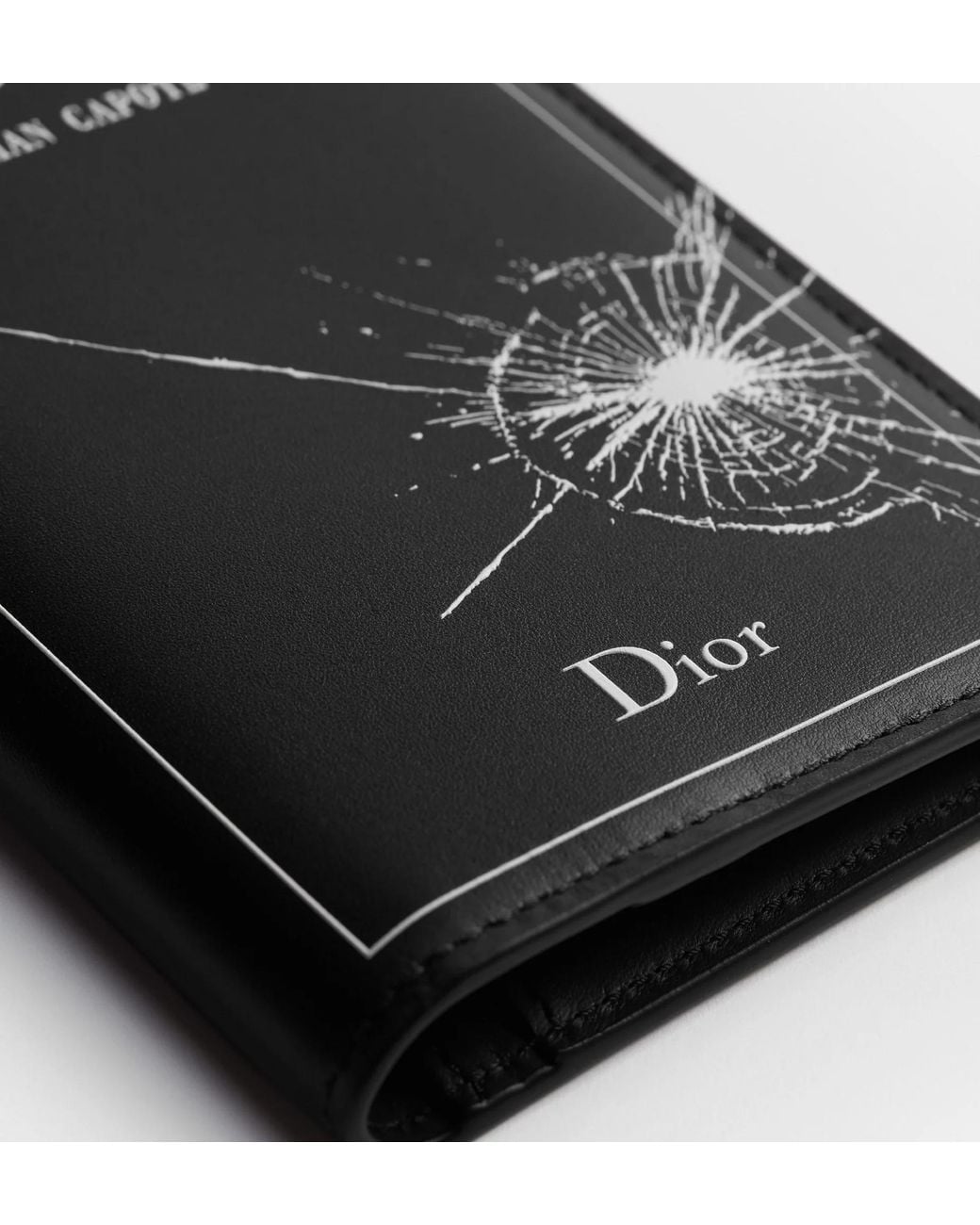 Dior Black Passport Cover for men