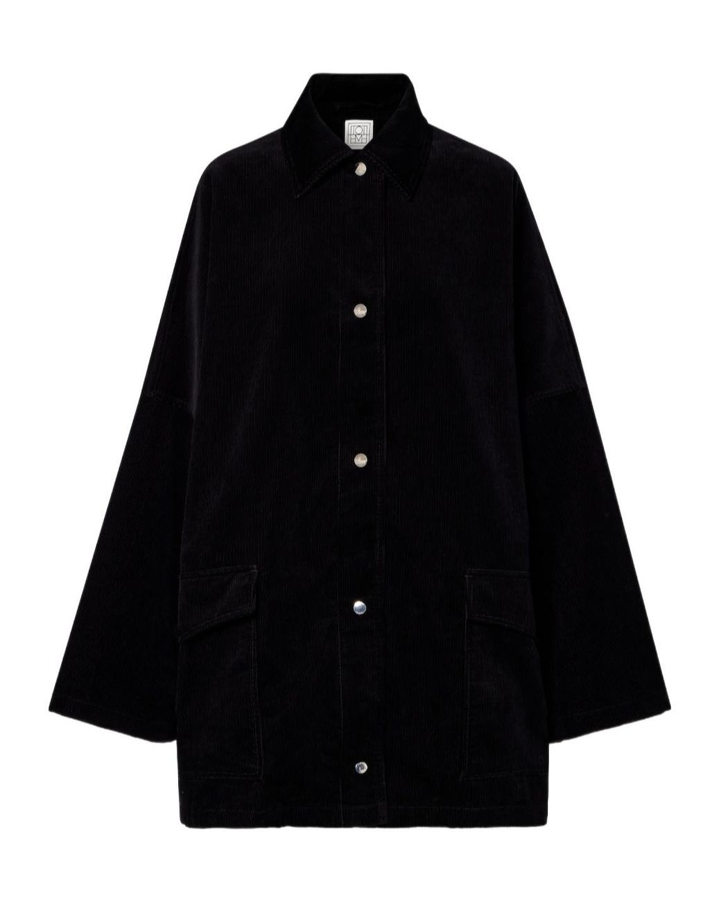 Totême Black Cotton Corduroy Jacket