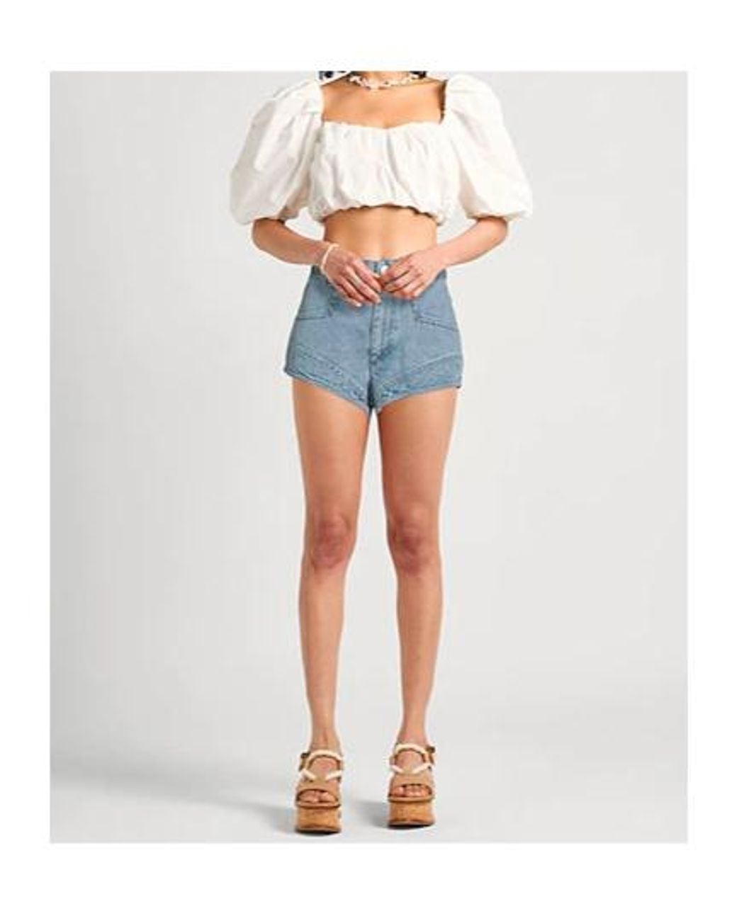 Isabel Marant Blue Denim Shorts