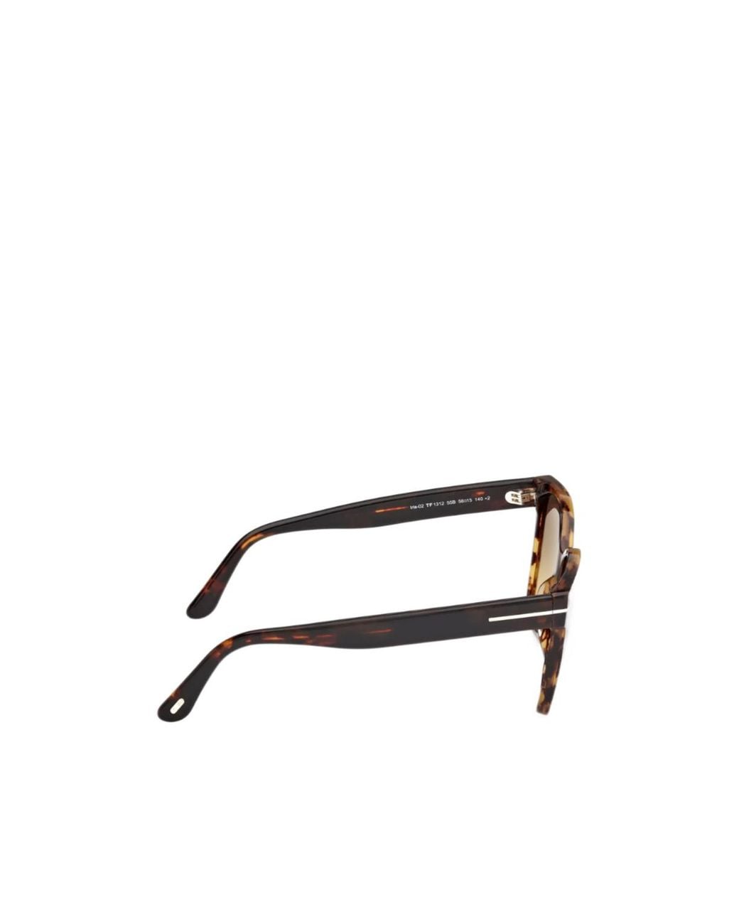 Tom Ford Metallic Eyewear Butterfly Frame Sunglasses