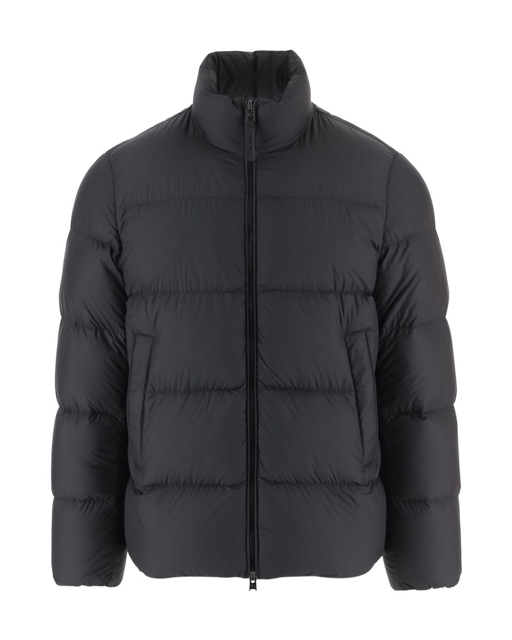Woolrich Black High Collar Puffer Down Jacket for men