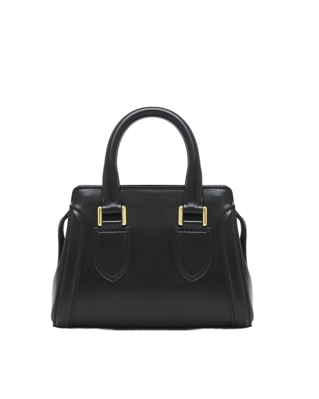 McQueen Black Birdee Mini Tote Bag