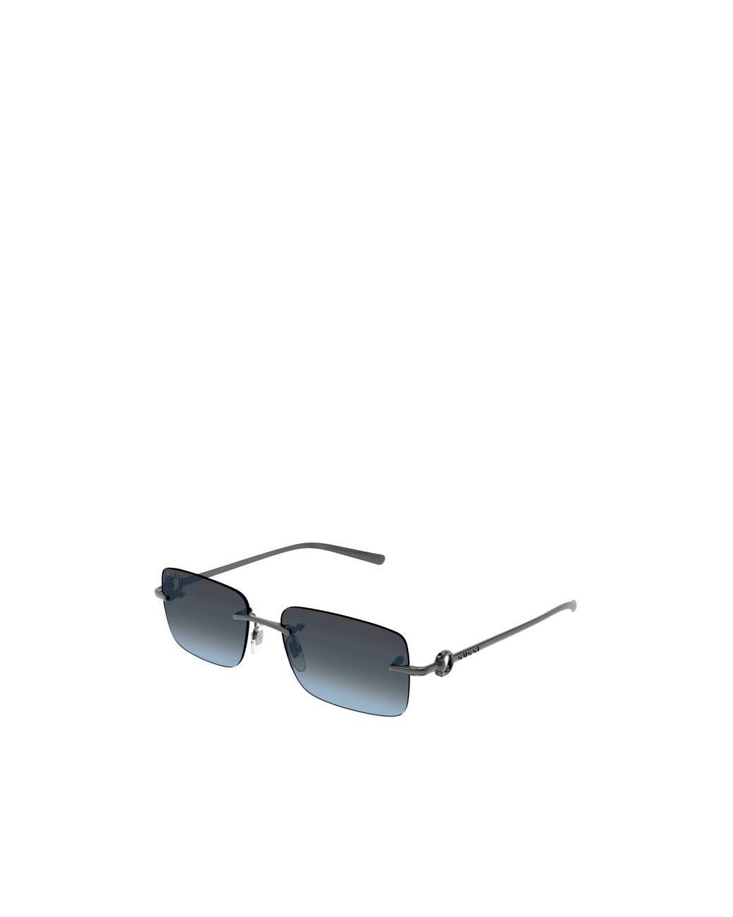 Gucci Blue Eyewear Rectangular Frame Sunglasses for men