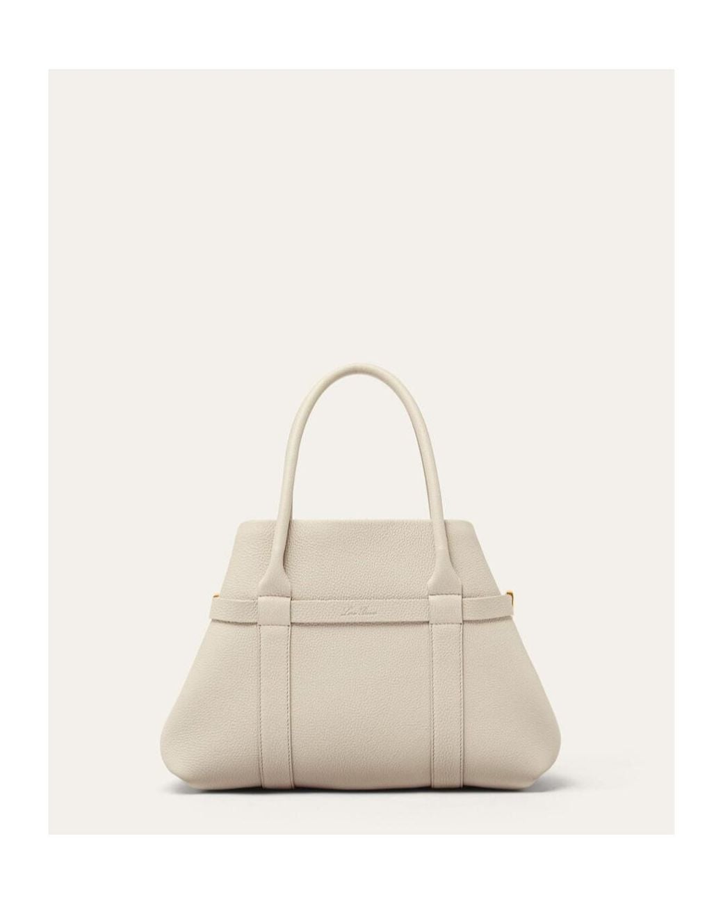 Loro Piana Natural Ghiera Small Shopper Bag