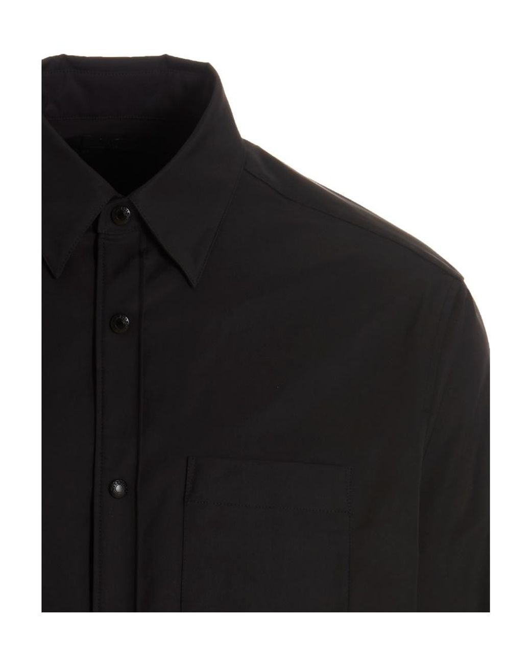 Valentino Black Collared Button-Up Shirt for men
