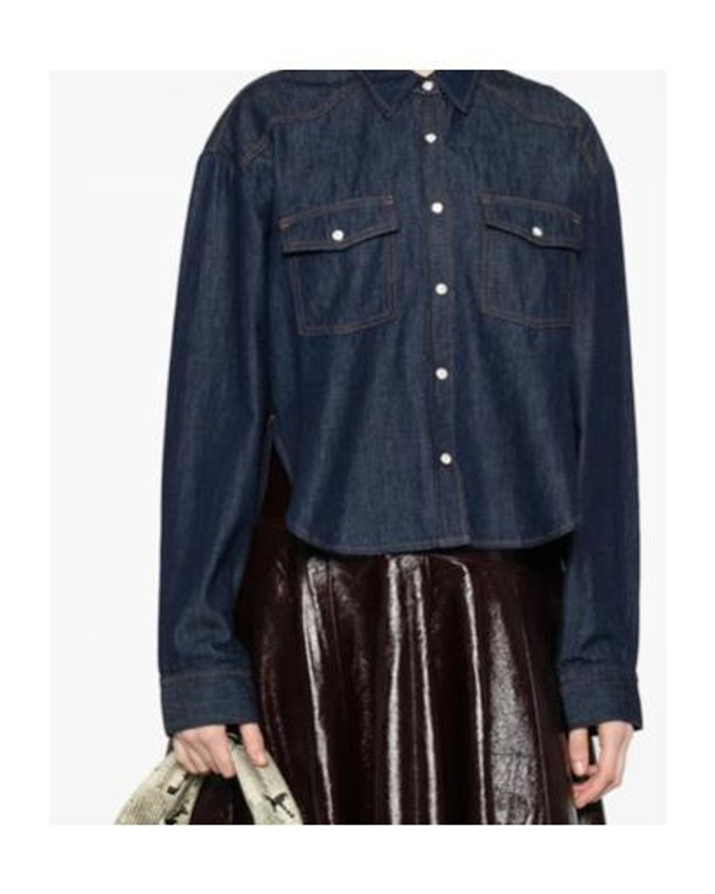 Khaite Blue Denim Shirt