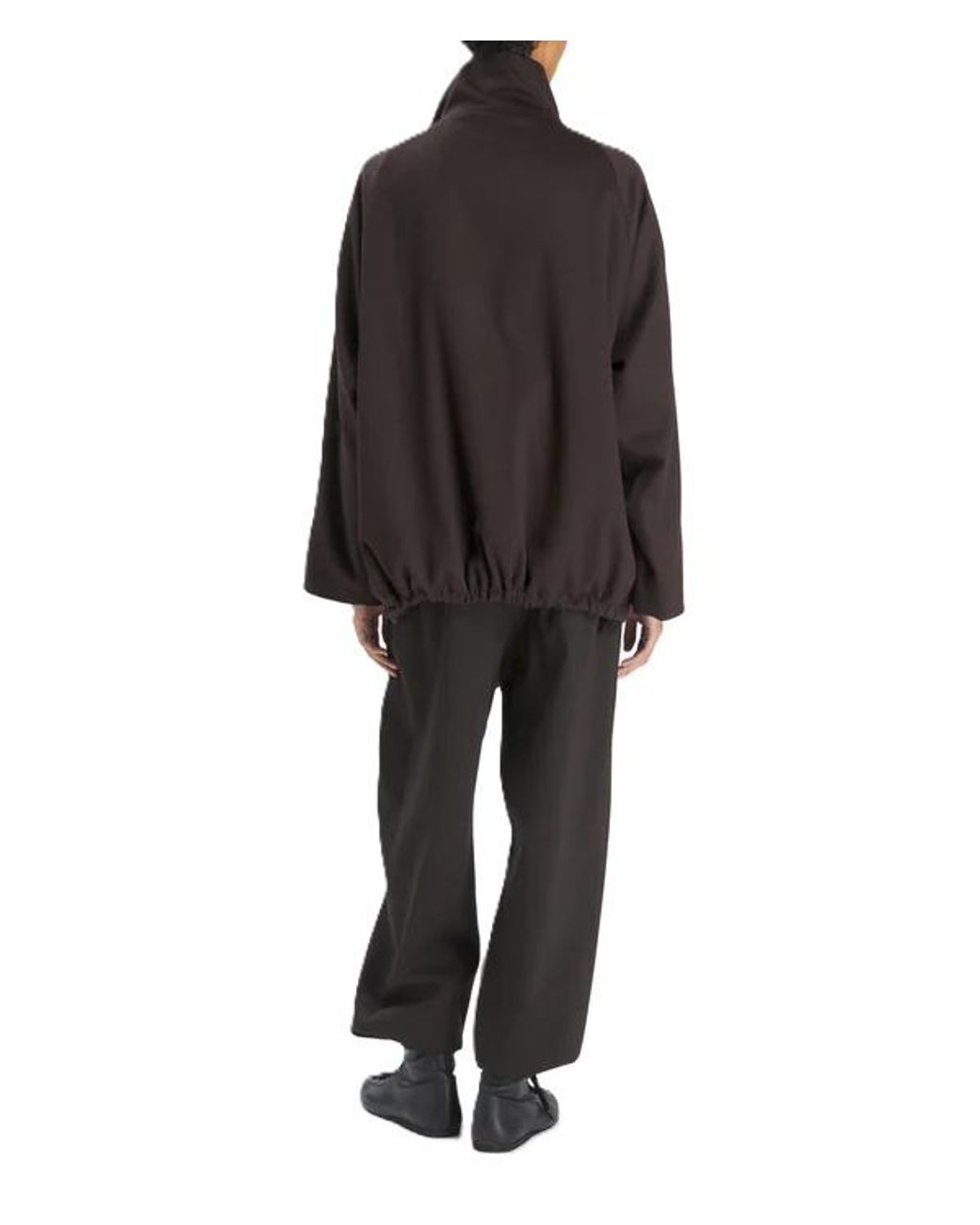 Barena Black Stand-Collar Jacket