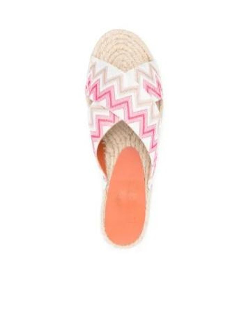 Missoni Pink Zigzag Open Espadrilles
