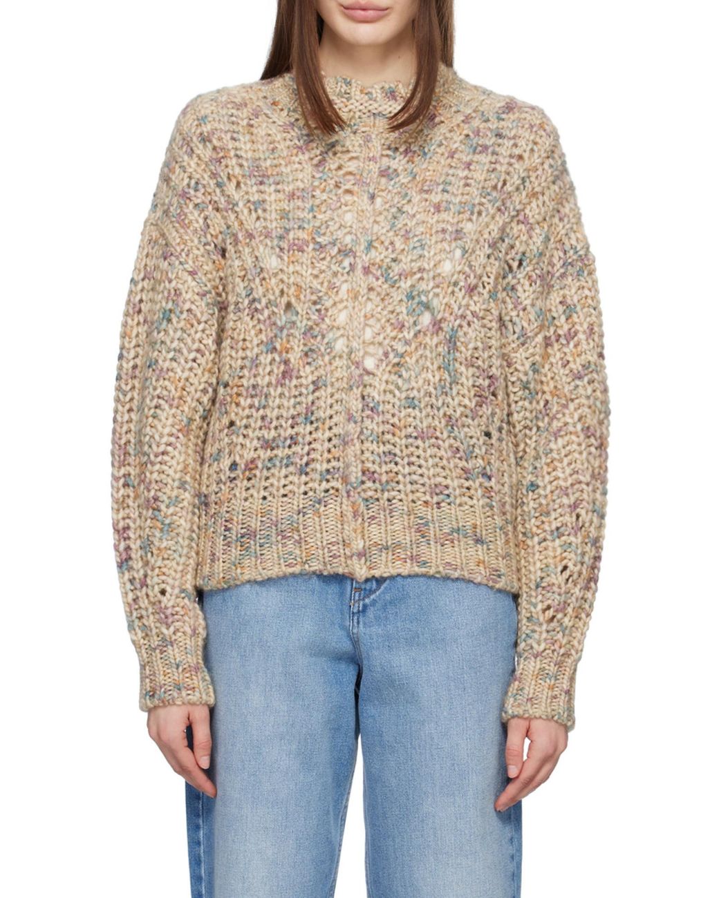 Isabel Marant Natural Isabel Marant Étoile Crewneck Long-Sleeved Jumper