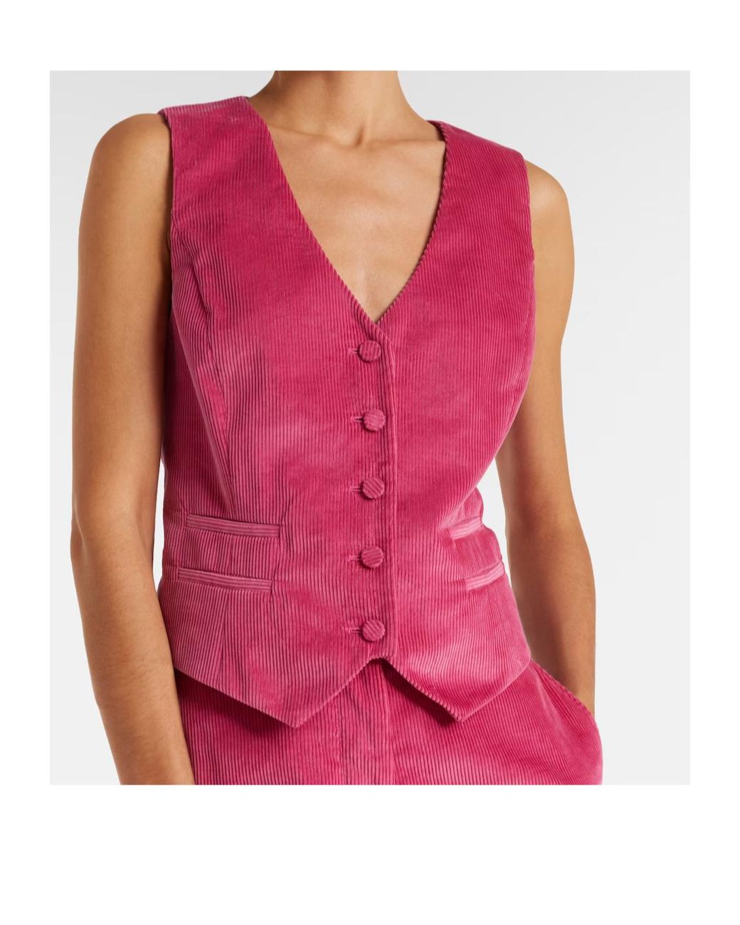 Gabriela Hearst Pink Sleeveless Vest