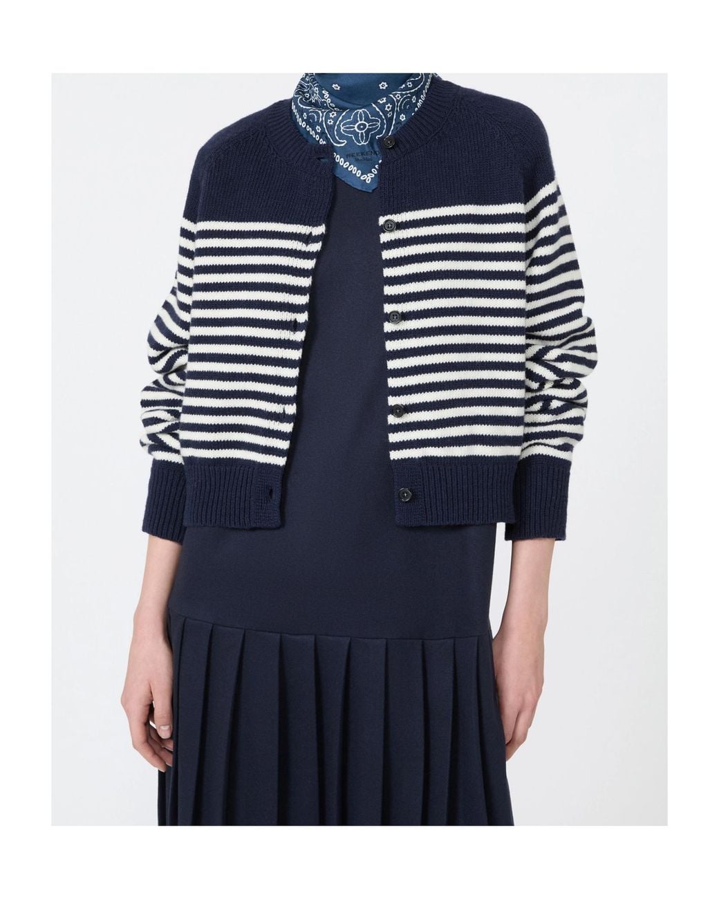 Weekend by Maxmara Blue Long-Sleeved Knitwear