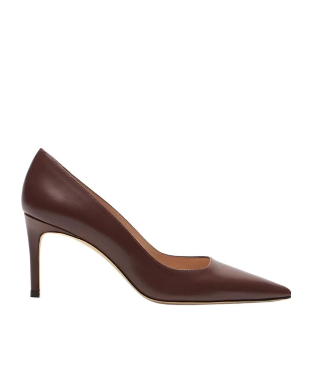 Stuart Weitzman Brown Stuart Power Pump 75