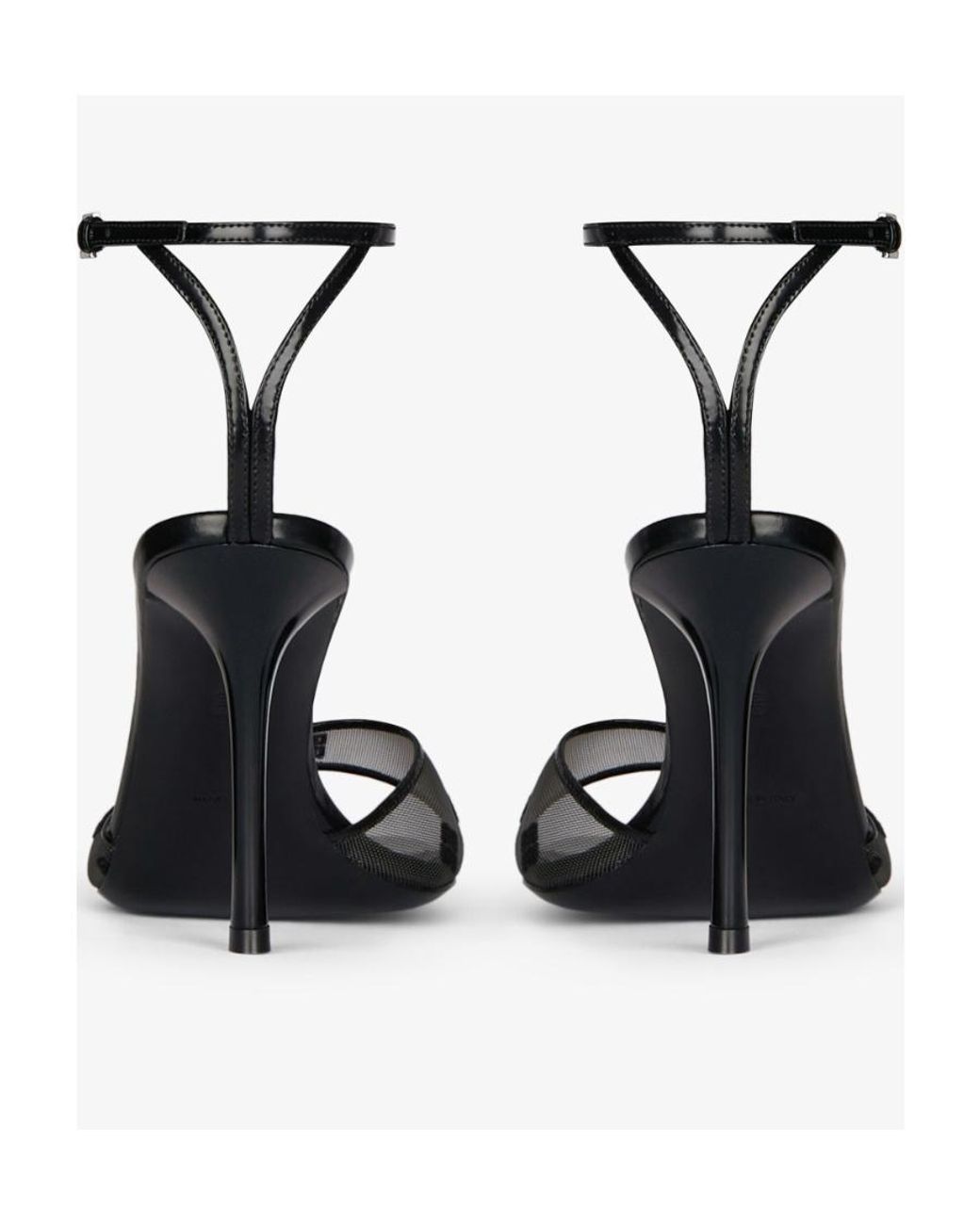 Givenchy White 4G Mesh Stitch Sandals