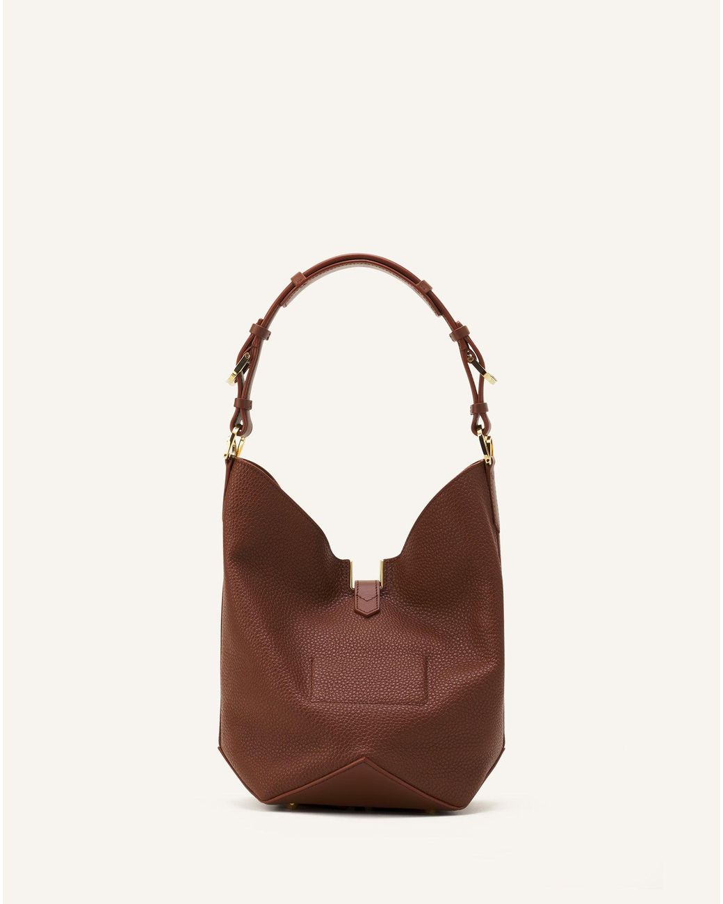Lanvin Brown Bag Catch Shoulder Bag