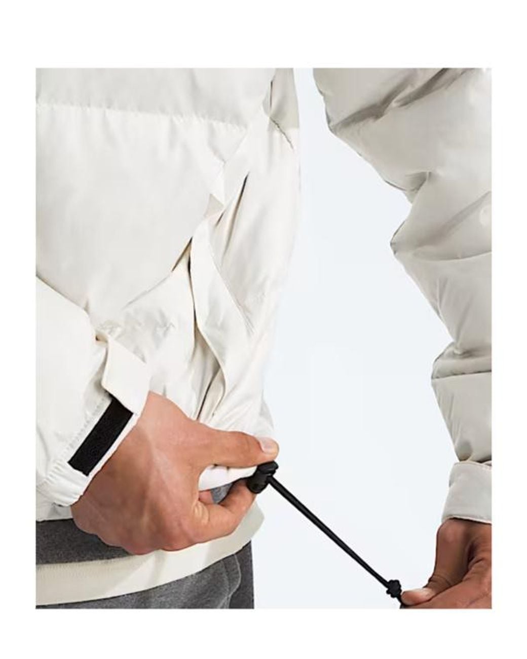 The North Face White 1996 Retro Nuptse Jacket for men