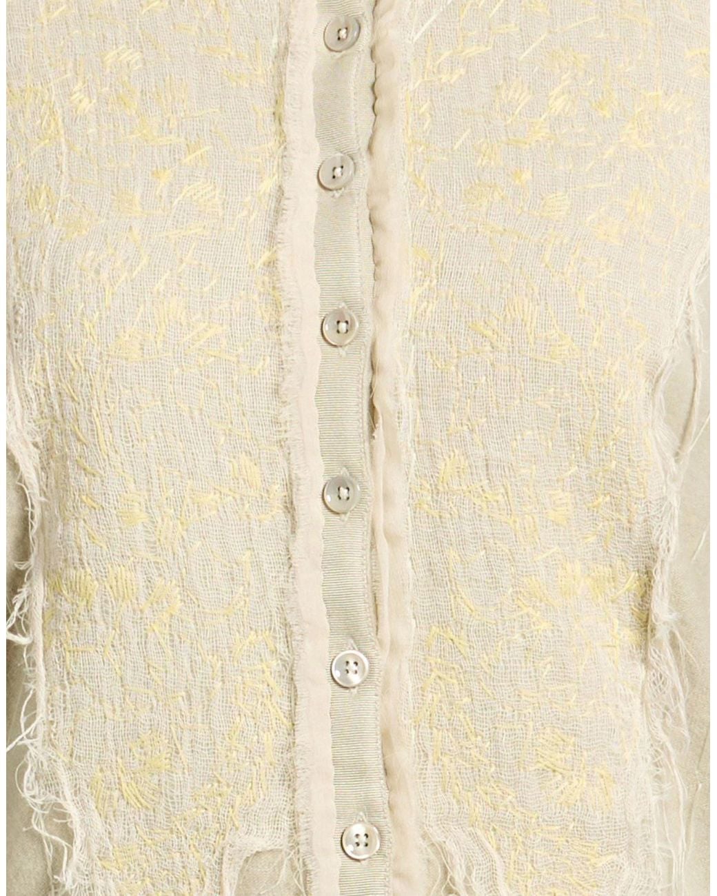 Maison Margiela Natural Colorful Wool Knit Sweater