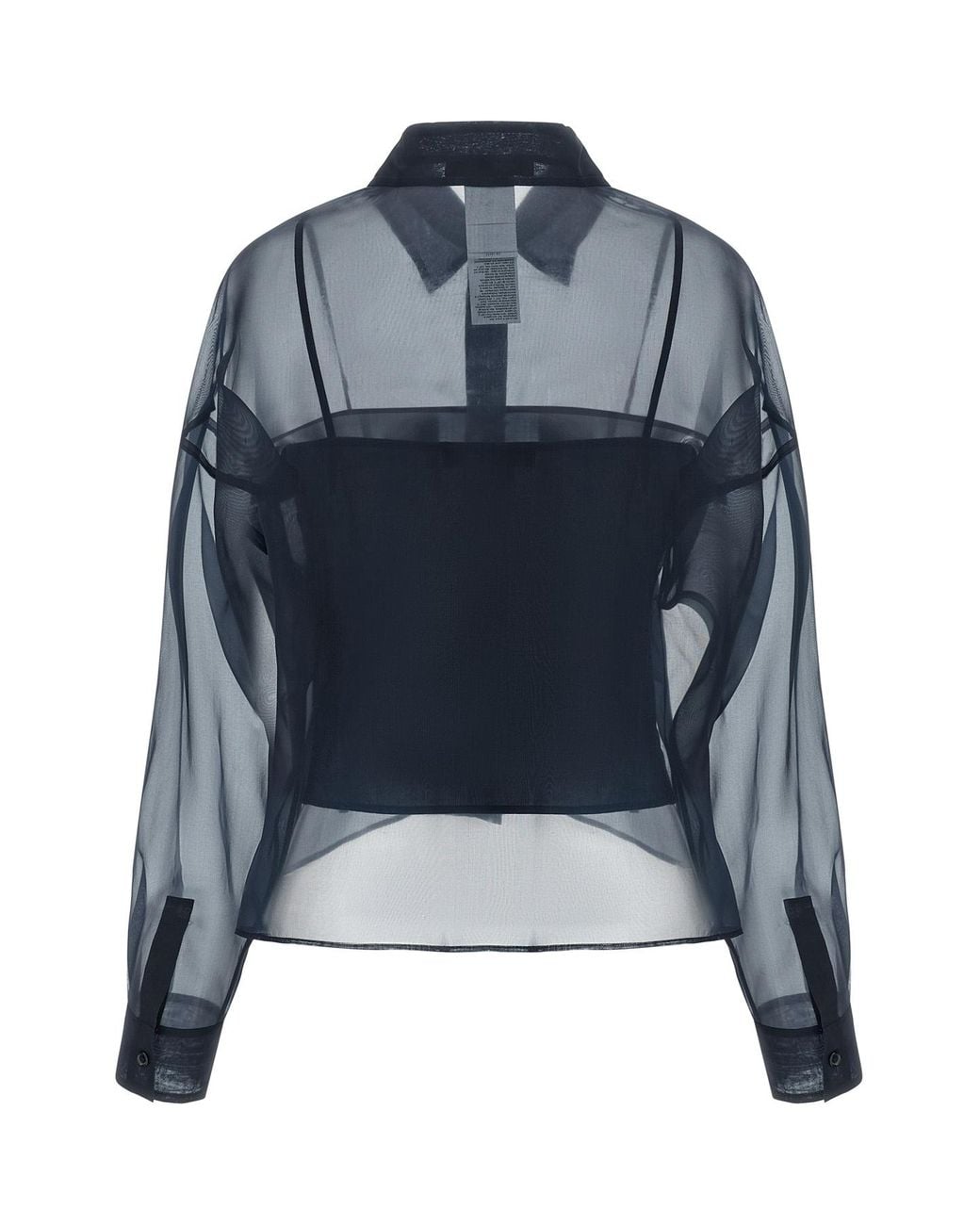 Weekend by Maxmara Blue Colomba Sheer Layered Shirt