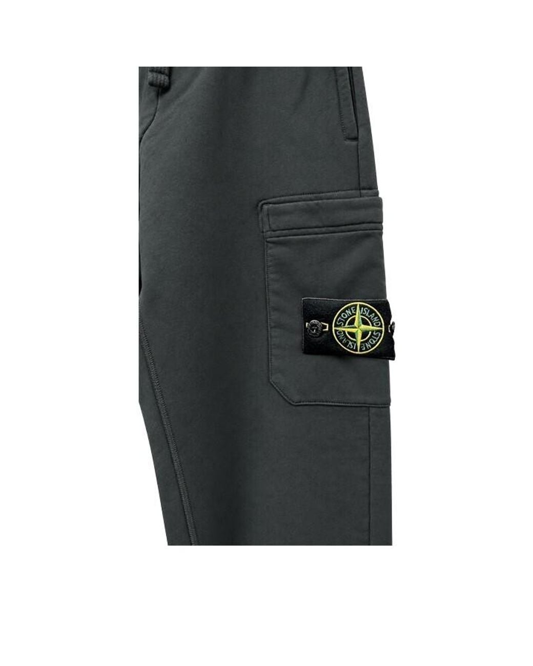 Stone Island Gray Drawstring Sweatpants for men