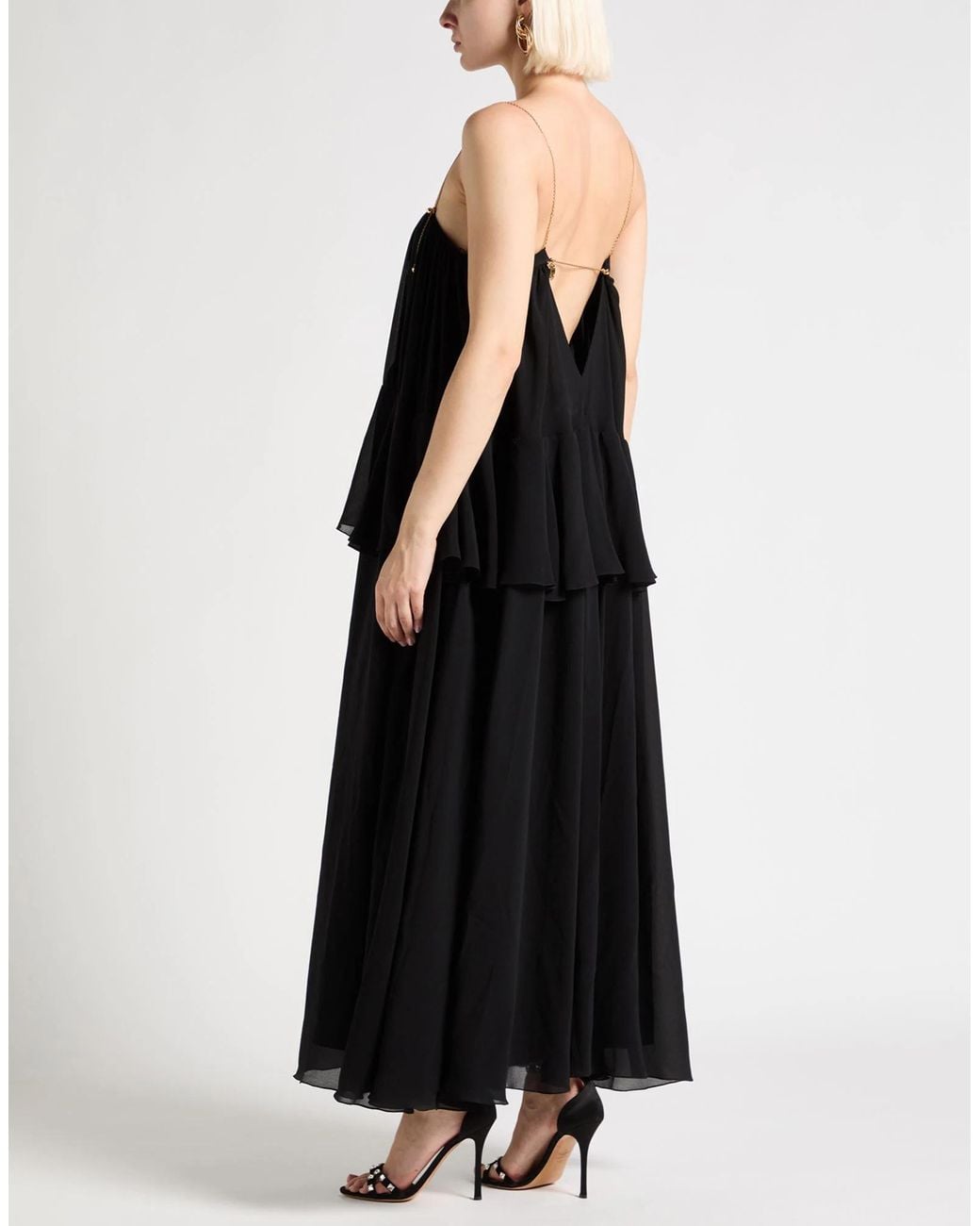 Chloé Black Maxi Dress Silk