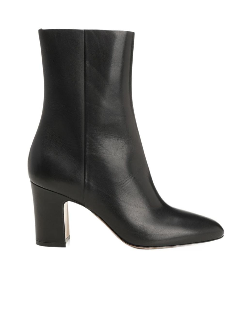 Paris Texas Black "Lavinia 75" Leather Ankle Boots