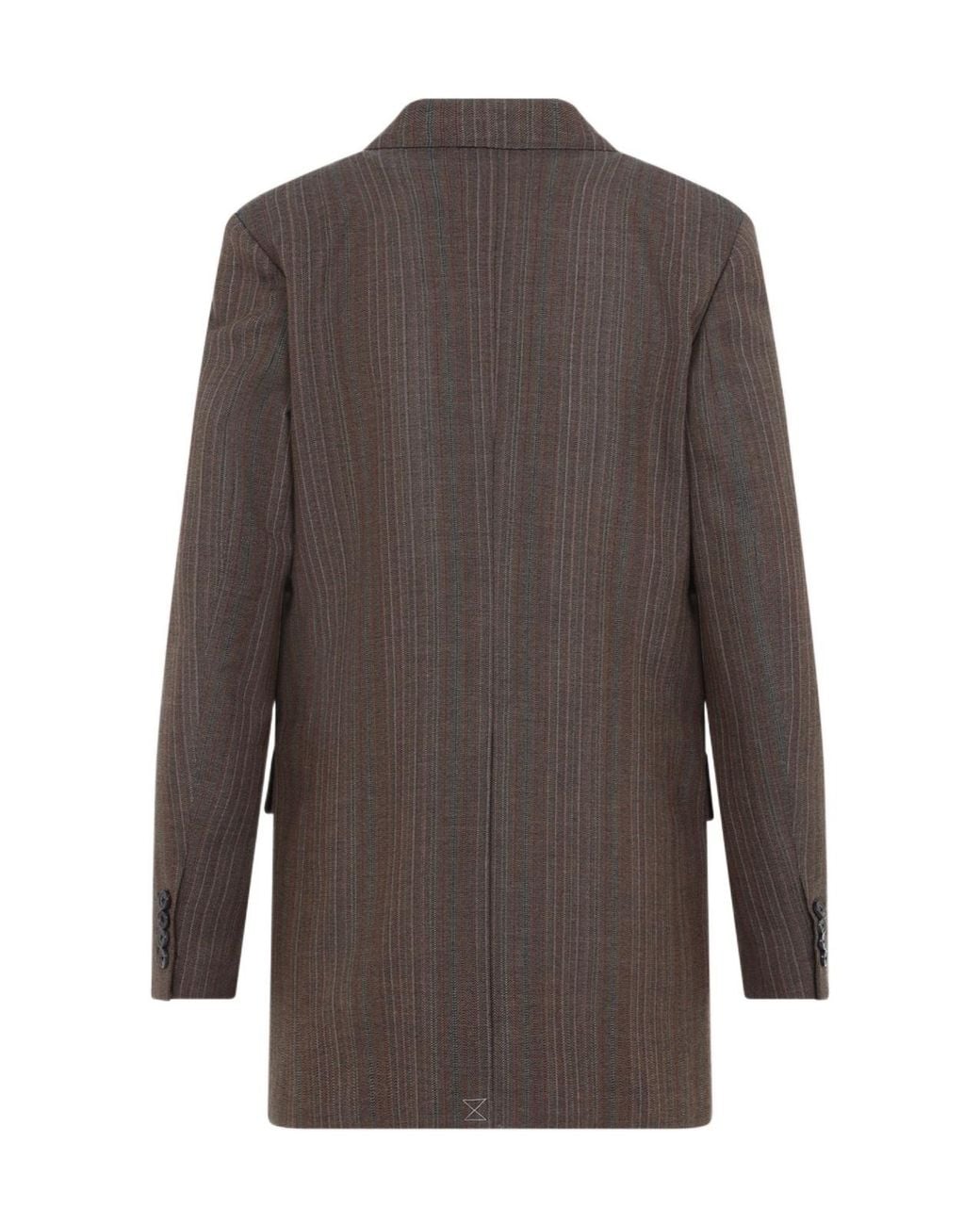 Dries Van Noten Brown Long-Sleeve Blazer