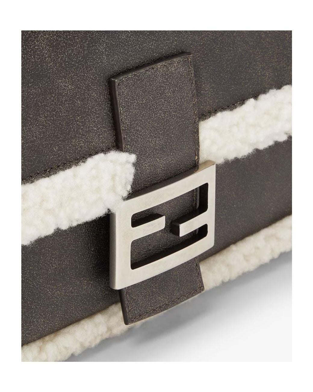 Fendi White Baguette 26424