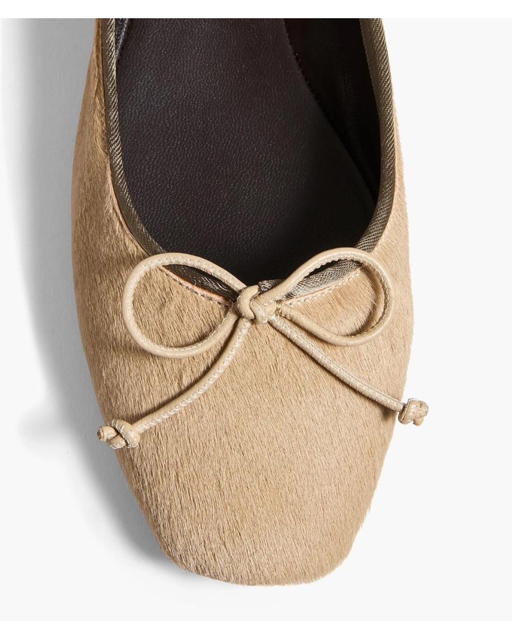 Khaite Natural Charlotte Ballet Flats