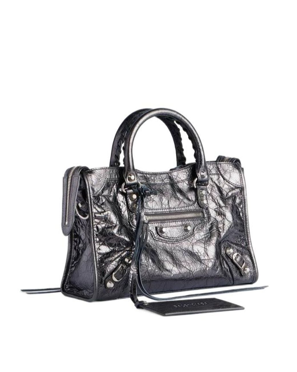 Balenciaga Black Le City Small Shoulder Bag