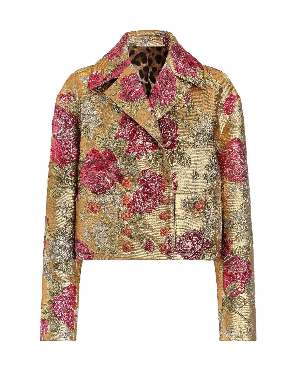 Dolce & Gabbana Red Long-Sleeved Casual Jacket