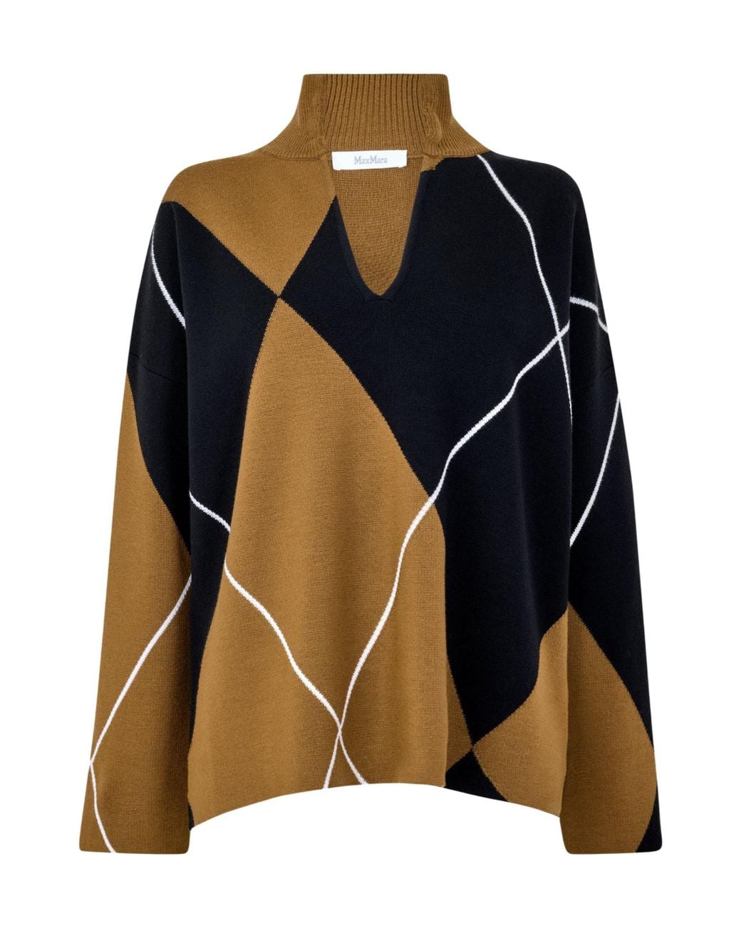 Max Mara Multicolor Simple Wool Sweater