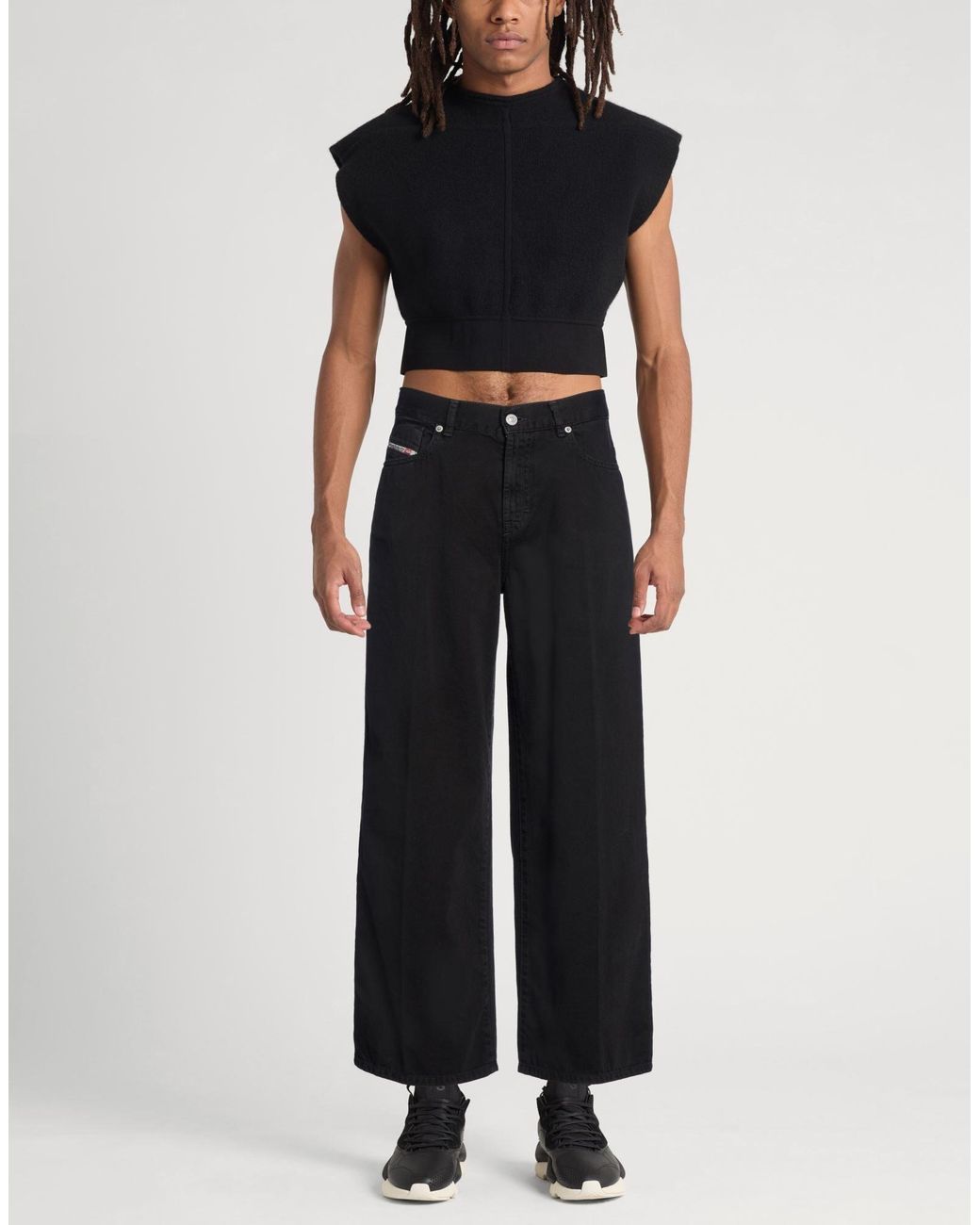 DIESEL Black Loose Jeans