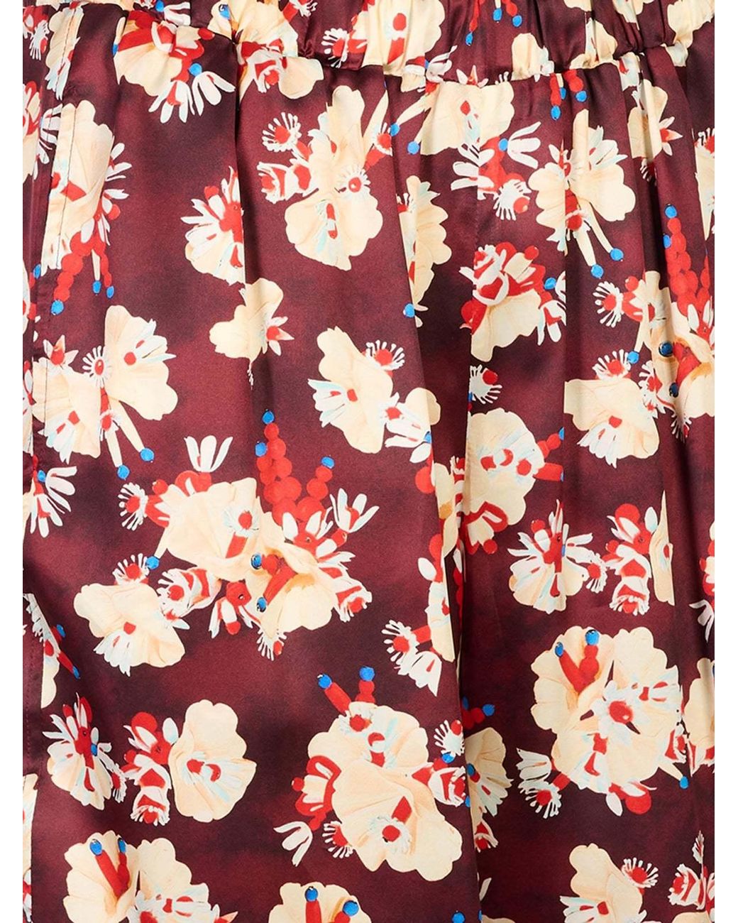 Rabanne Red Pantalon Straight Pants