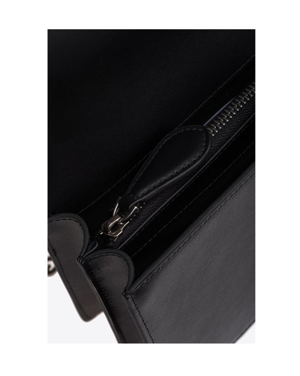 Pinko Black One Simply Classic Love Shoulder Bag