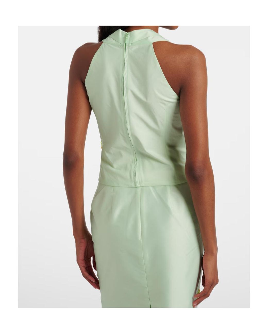 ShuShu/Tong Green Sequined Top