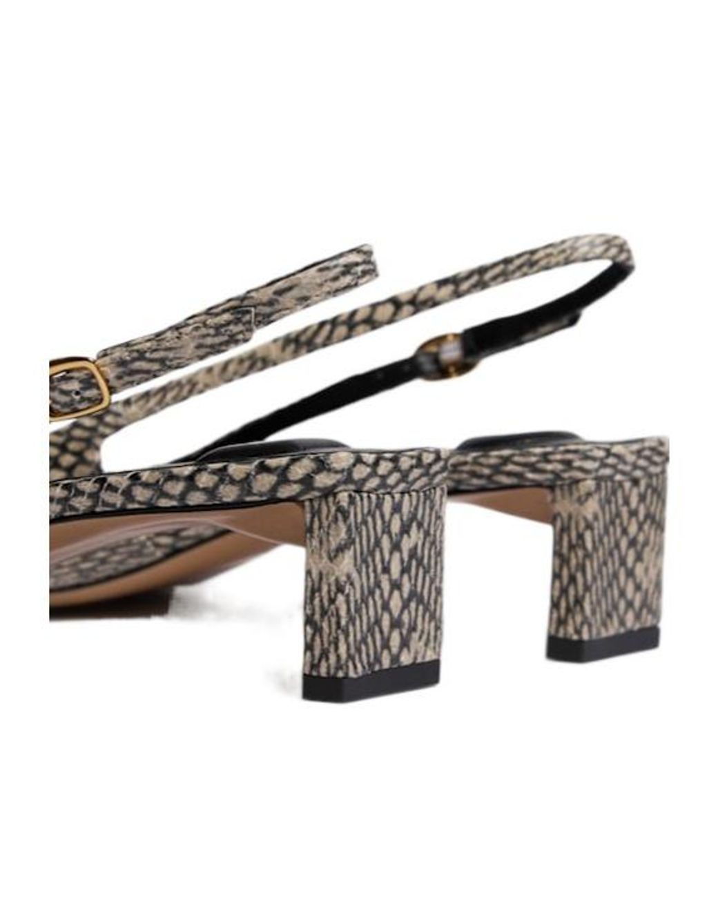 Jacquemus Brown Slingback With Block Heel