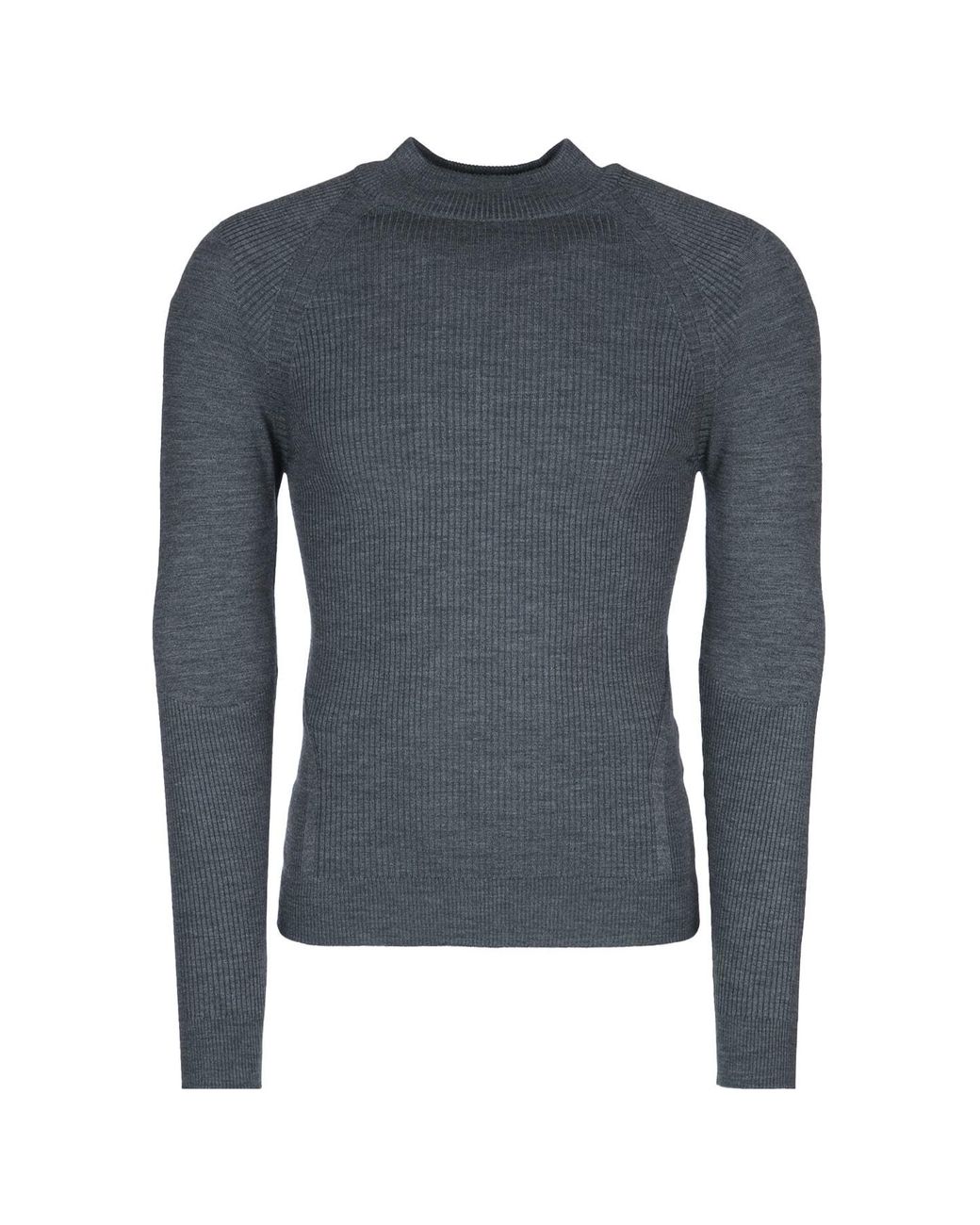 Loro Piana Gray Knitted Jumper for men