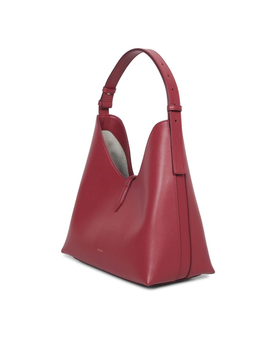 Furla Red Goccia Medium Hobo Bag